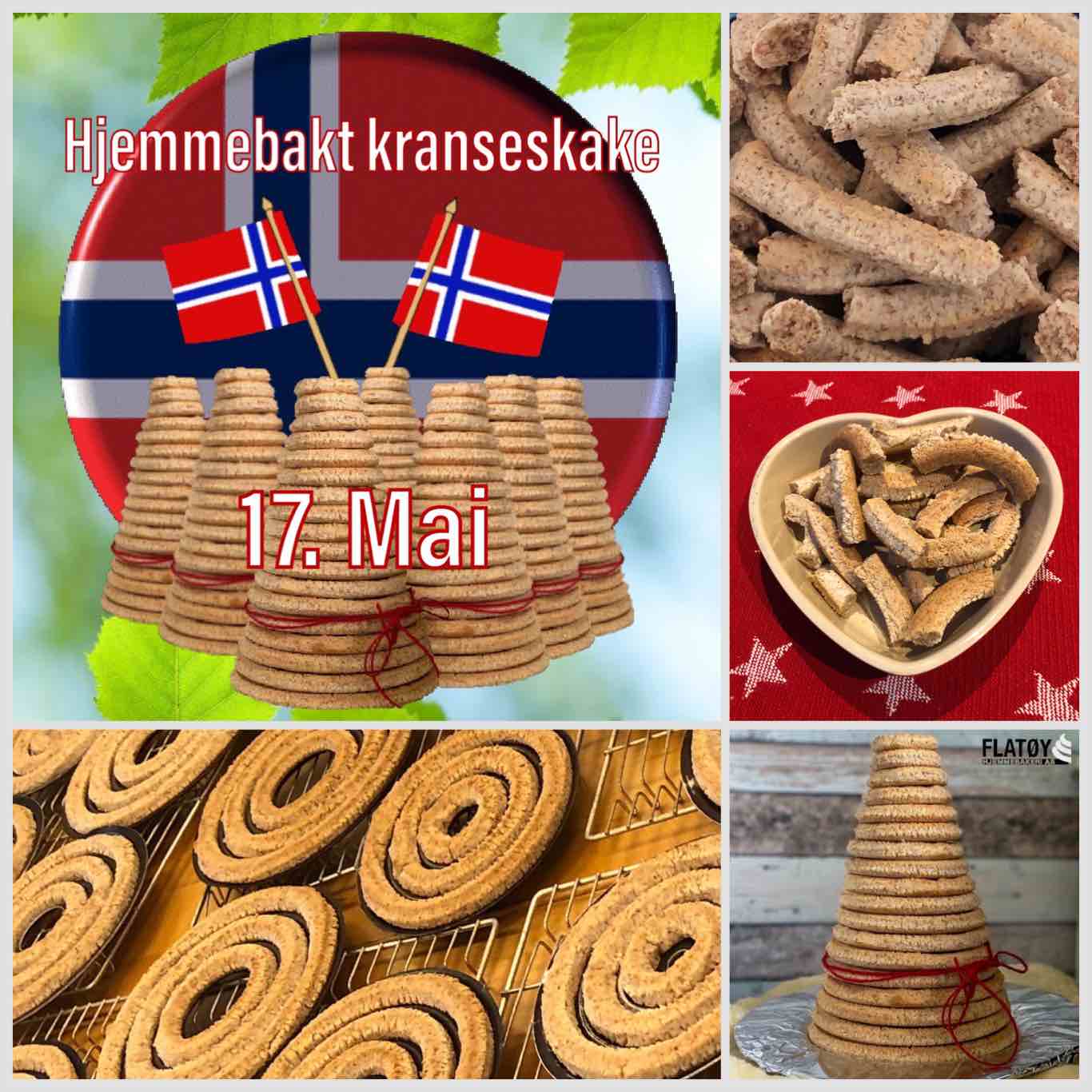 Flatøy Hjemmebakeri - Kransekake Halden - 17. mai