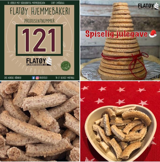 Flatøy Hjemmebakeri - Rekoringen Grünerløkka - Kransekake til jul