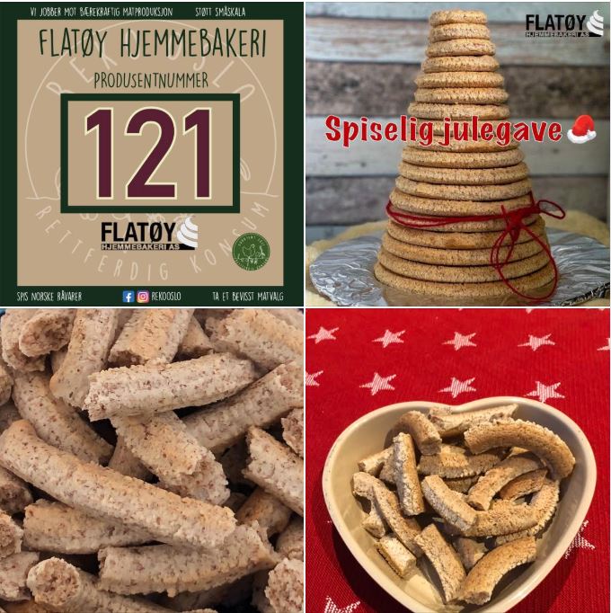 Flatøy Hjemmebakeri - REKO-Ringen Ulven - Kransekake til jul