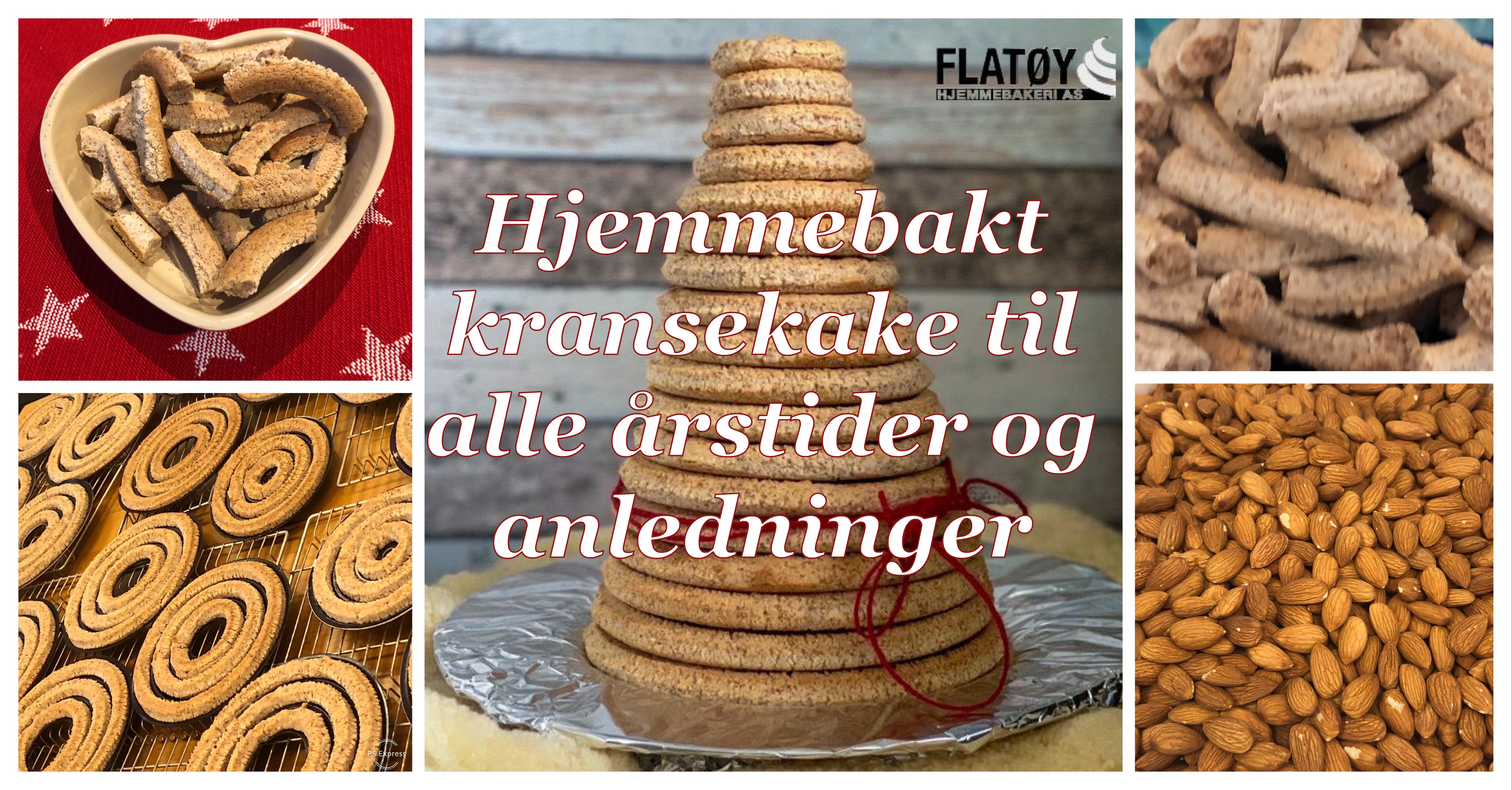 Hjemmebakt kransekake - 18 ringer